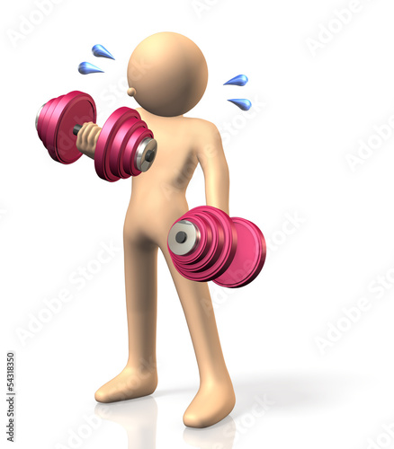 Illustration: Dumbbell training Dumbbell training