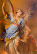 Vienna - pain of Guardian angel in baroque Jesuits church Vienna - pain of Guardian angel in baroque Jesuits church