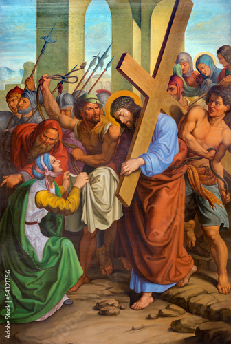 Photo: Vienna - Jesus and Veronica on the cross way Vienna - Jesus and Veronica on the cross way