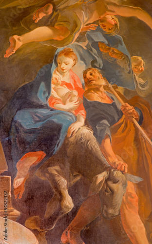 Photo: Vienna - Holy Family flight to Egypt paint - Jesuits church Vienna - Holy Family flight to Egypt paint - Jesuits church