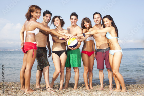 Photo: Freunde am Strand Freunde am Strand