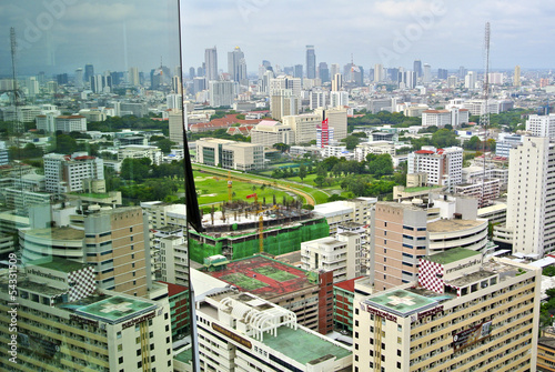 Photo: View on Bangkok from Hotel Sky Pool, Thailand View on Bangkok from Hotel Sky Pool, Thailand