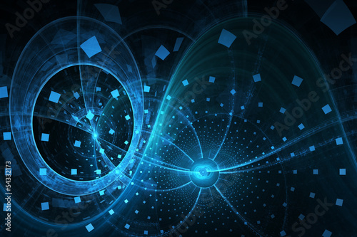 Illustration: Abstract futuristic background Abstract futuristic background