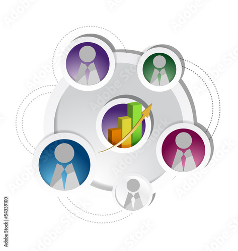 Illustration: business meeting concept illustration business meeting concept illustration