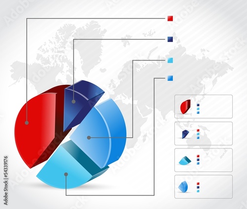 Illustration: business finance info graphic illustration business finance info graphic illustration