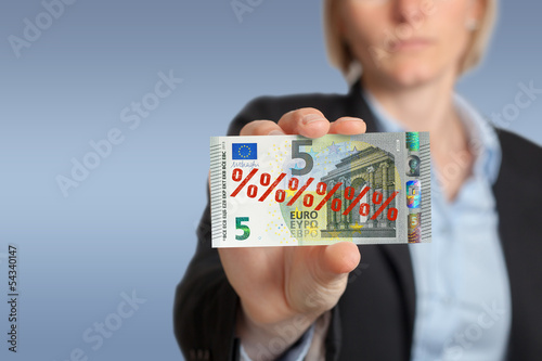 Photo: 5 Euro Schein - Aktion 5 Euro Schein - Aktion