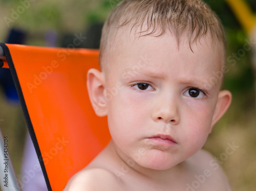 Photo: Portrait of a small boy Portrait of a small boy