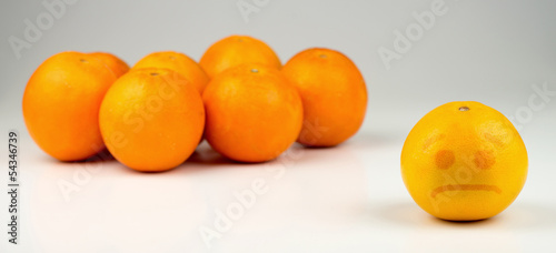 Photo: Sad segregated yellowish orange Sad segregated yellowish orange