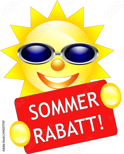 Vector: Sonne Sommerrabatt Sonnenbrille Sonne Sommerrabatt Sonnenbrille