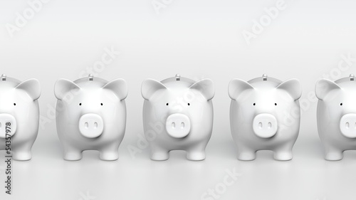 Illustration: Piggy bank - orthographic raw Piggy bank - orthographic raw
