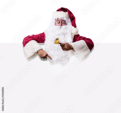 Photo: weihnachtsmann mit tafel weihnachtsmann mit tafel