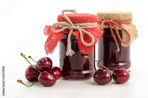 Photo: Selbstgemachte Kirschmarmelade Selbstgemachte Kirschmarmelade