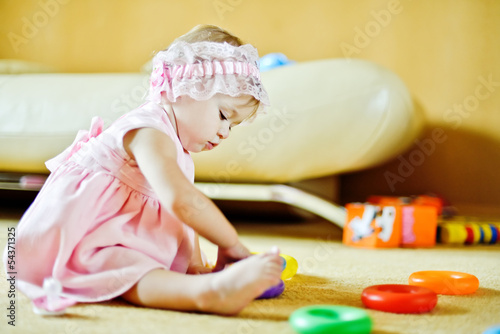 Photo: baby with toys baby with toys