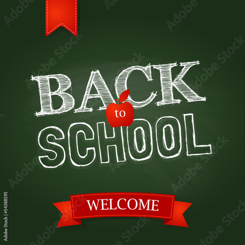 Vector: Back to school poster design. Vector illustration Back to school poster design. Vector illustration
