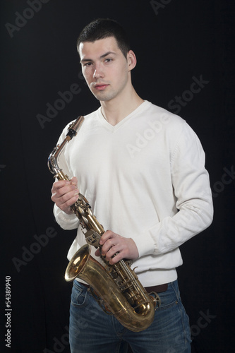 Photo: Saxophone Player Saxophone Player