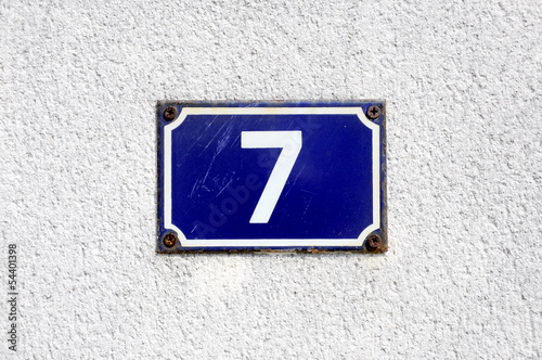 Photo: Hausnummer 7 Hausnummer 7