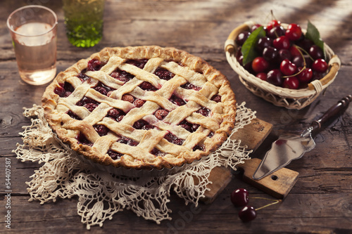 Photo: Cherry pie Cherry pie