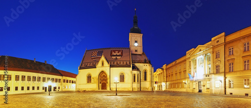 Photo: St. Mark's Church in Zagreb, Croatia St. Mark's Church in Zagreb, Croatia