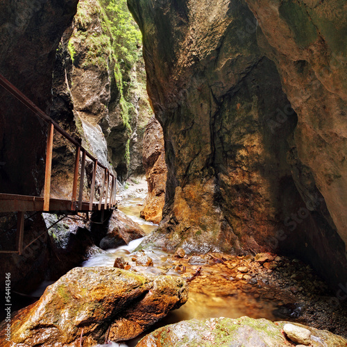 Photo: Canyon in janosikove diery - Slovakia Canyon in janosikove diery - Slovakia