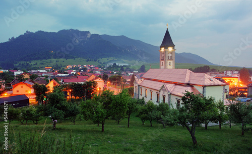 Photo: Terchova village at dusk - Slovakia Terchova village at dusk - Slovakia