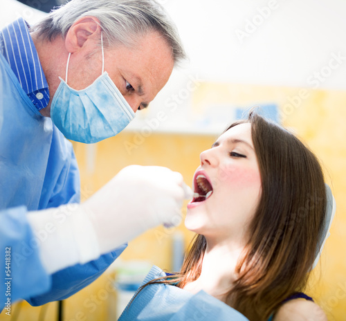 Photo: Dentist at work Dentist at work