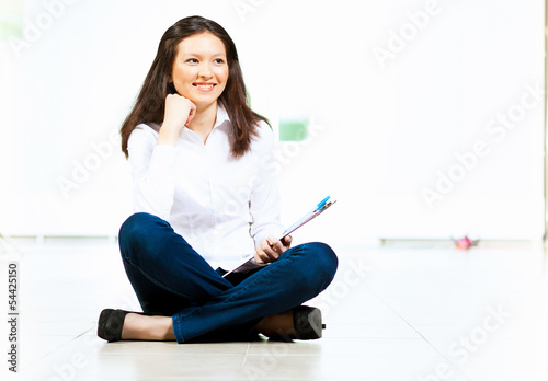Photo: Young asian woman in casual Young asian woman in casual