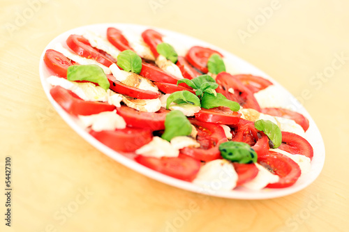 Photo: Tomate und Mozarella Tomate und Mozarella