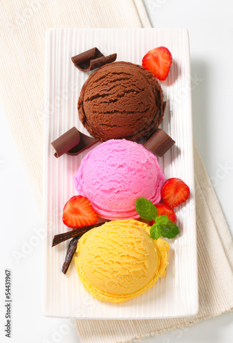 Photo: Ice cream dessert Ice cream dessert