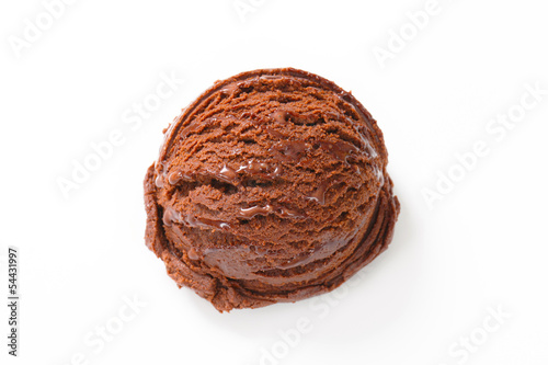 Photo: Chocolate ice cream Chocolate ice cream
