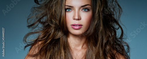 Photo: beautiful brunette with gorgeous hair beautiful brunette with gorgeous hair