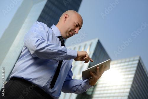 Photo: Manager con tablet Manager con tablet