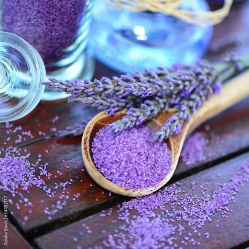 Photo: Lavendel ,Badesalz Lavendel ,Badesalz