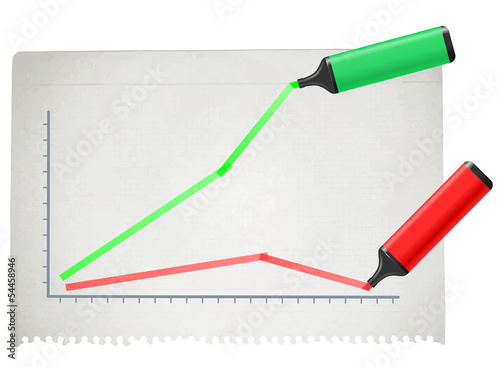 Vector: graphics statistics graphics statistics