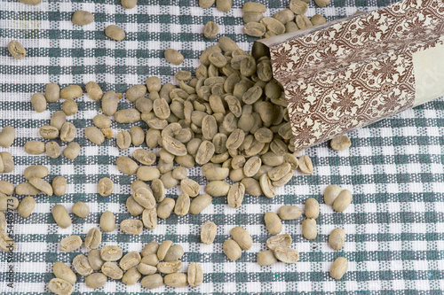 Photo: Green Coffee Beans Green Coffee Beans