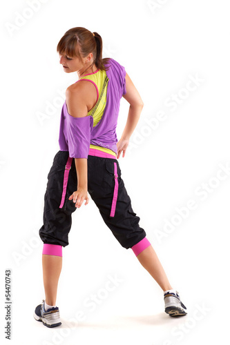 Photo: Frau tanzt Zumba Frau tanzt Zumba
