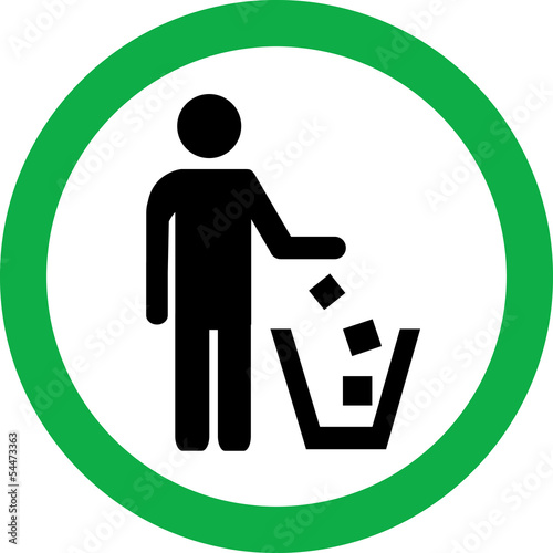 Vector: No littering vector sign No littering vector sign