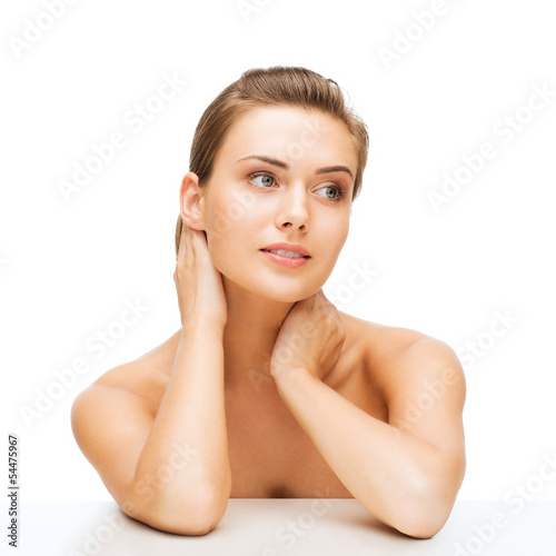 Photo: face of woman with clean perfect skin face of woman with clean perfect skin