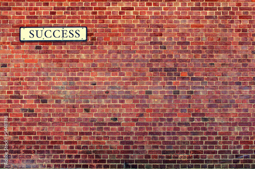 Photo: success street sign success street sign