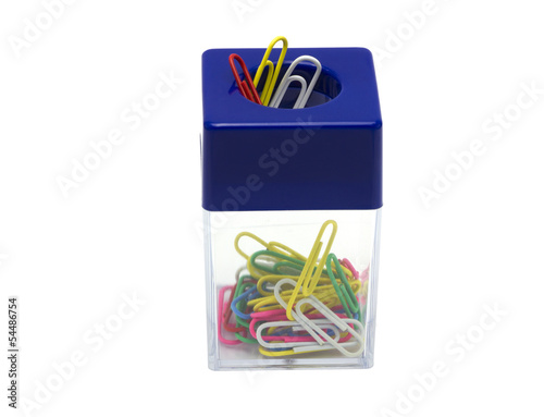Photo: Paper clip box with a magnet Paper clip box with a magnet
