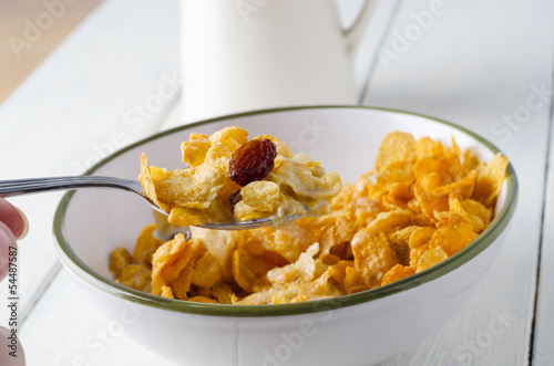 Photo: Cornflake Breakfast Setting Cornflake Breakfast Setting