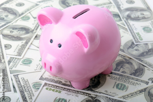 Photo: piggy bank money piggy bank money
