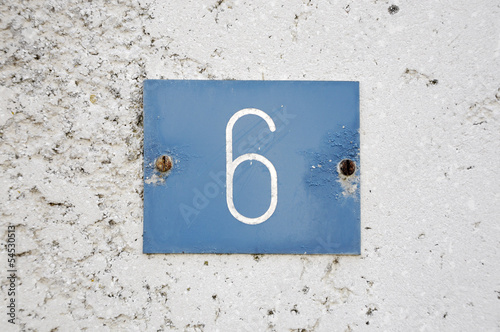 Photo: Hausnummer 6 Hausnummer 6