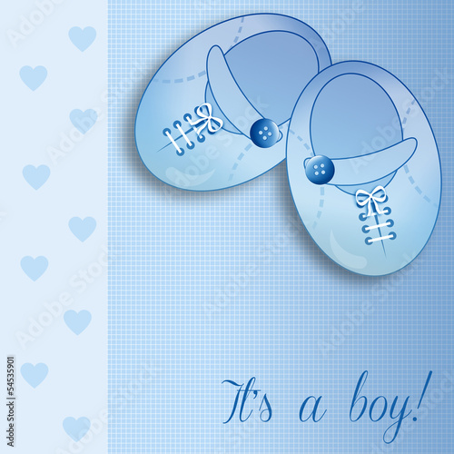 Illustration: Newborn card Newborn card