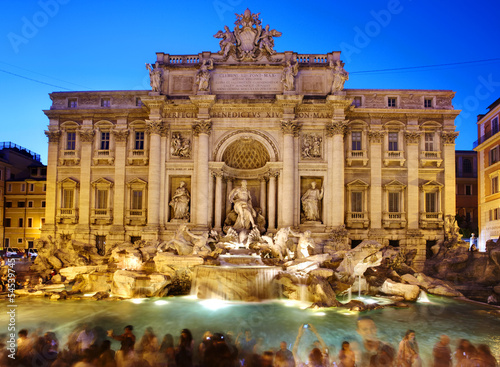 Photo: Trevibrunnen 2, Rom, Italien Trevibrunnen 2, Rom, Italien