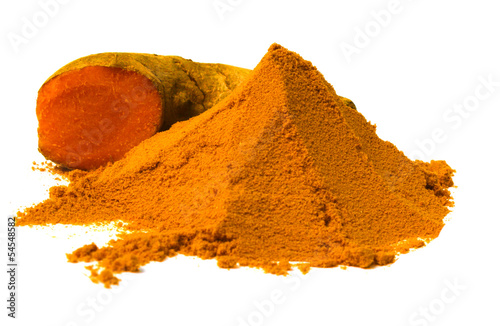 Photo: turmeric powder & turmeric turmeric powder & turmeric