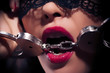 Dominating beauty in handcuffs Dominating beauty in handcuffs