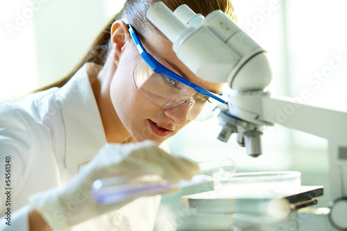 Photo: Female chemist Female chemist