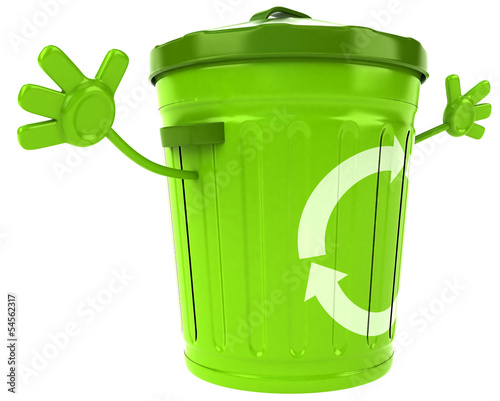 Photo: Green trash Green trash