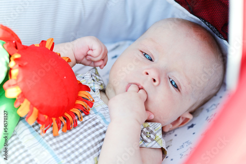 Photo: baby with fingers in mouth baby with fingers in mouth