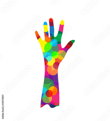Vector: hand silhouette hand silhouette